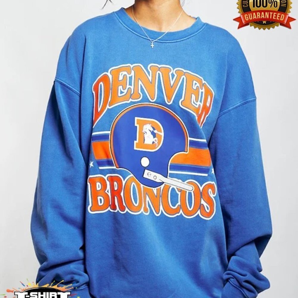 Denver Broncos NFL Team Logo Football Fan Classic Sweatshirt